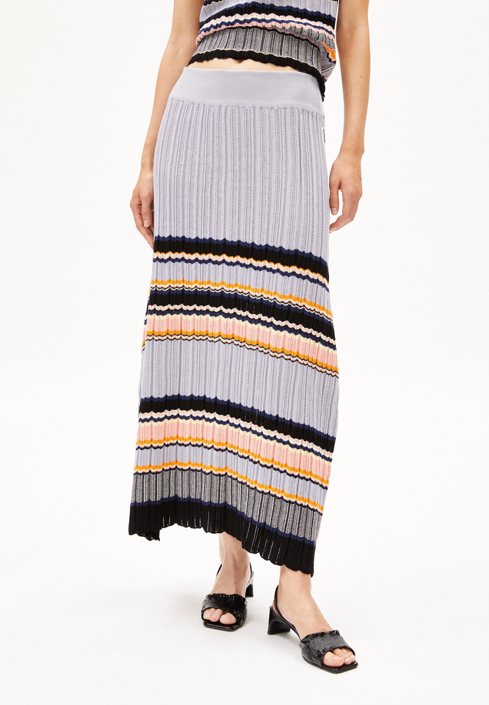 Armedangels Strickrock MINNAA STRIPES Strickrock aus günstig online kaufen