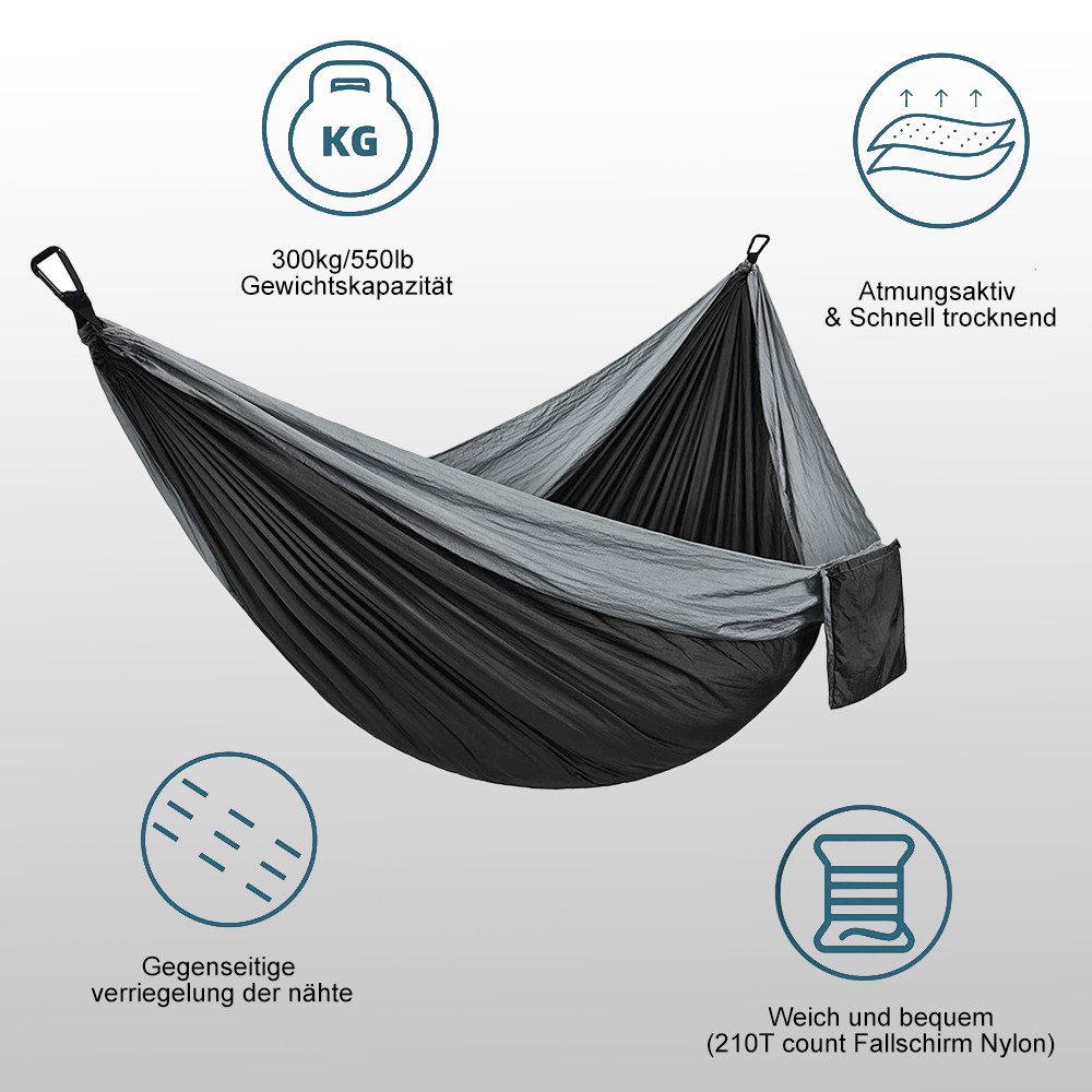 NUODWELL Hängematte Ultraleicht Hängematte Outdoor, Tragbare günstig online kaufen