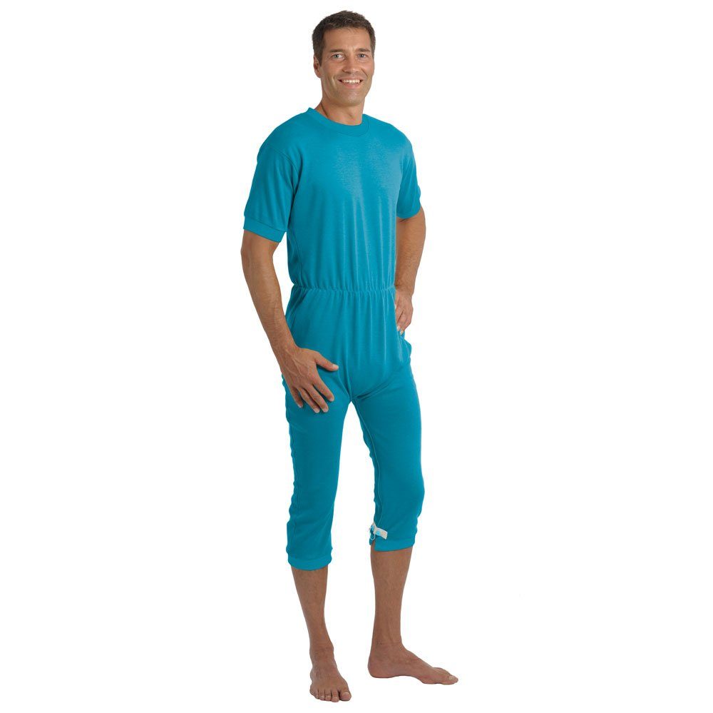 Schlafoverall Suprima Pflegeoverall 4702 kurz für Damen und Herr