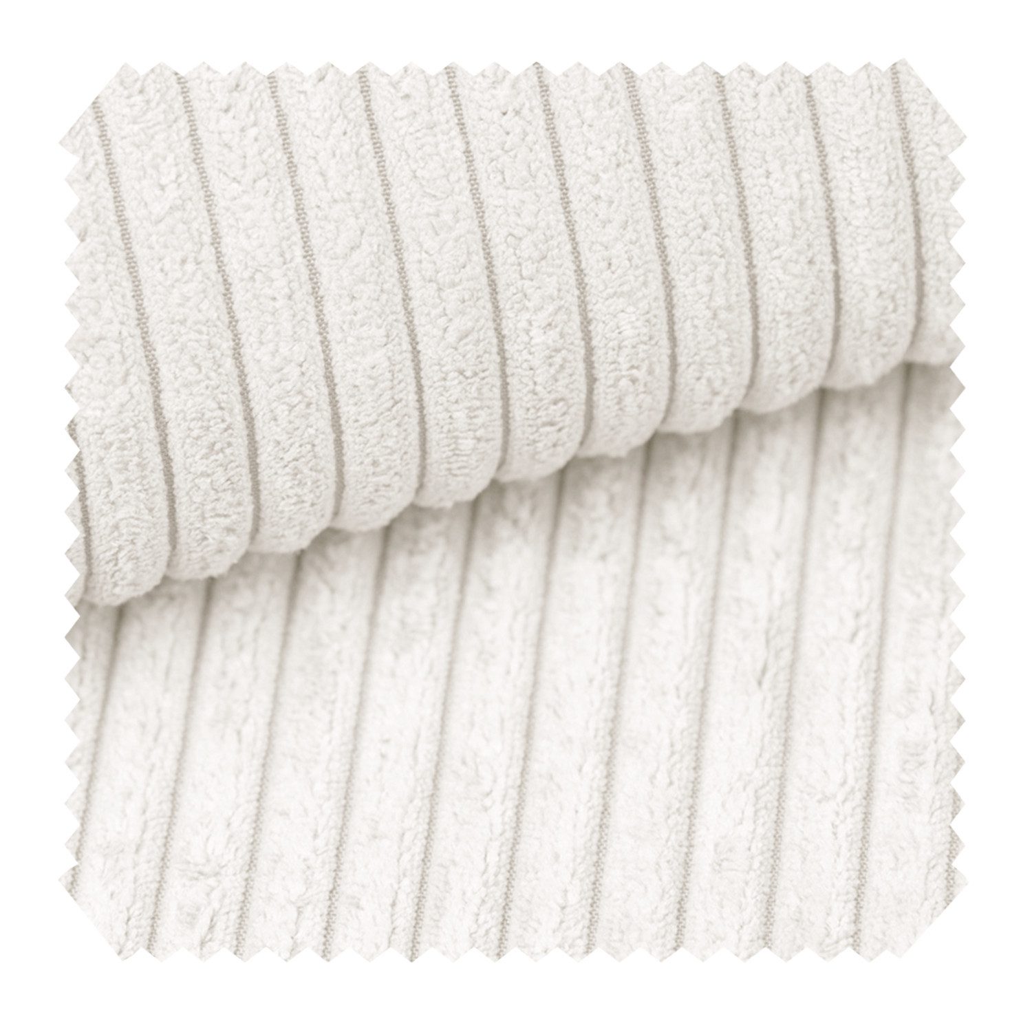 novely® Stoff PORTO - Polsterstoff in Breitcord-Optik - Ultraweicher Möbelstoff, Samtige Haptik, Reißfest, Fusselfrei, Robust, Meterware, 1lfm