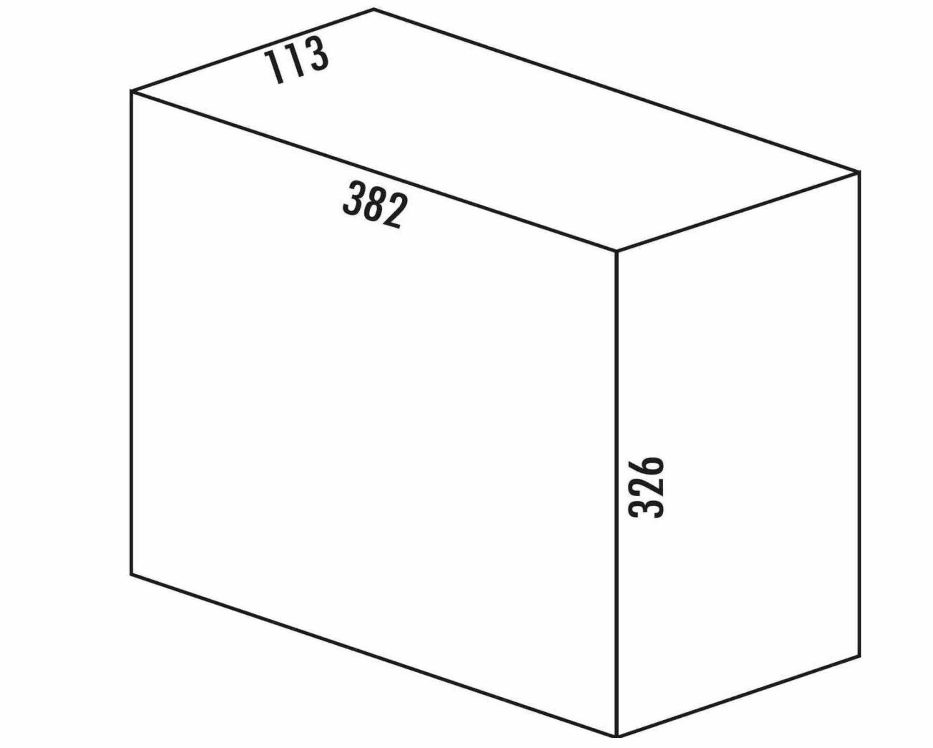 Naber Einbaumülleimer NABER Cox® Systembehälter, hellgrau, 8,5 Liter