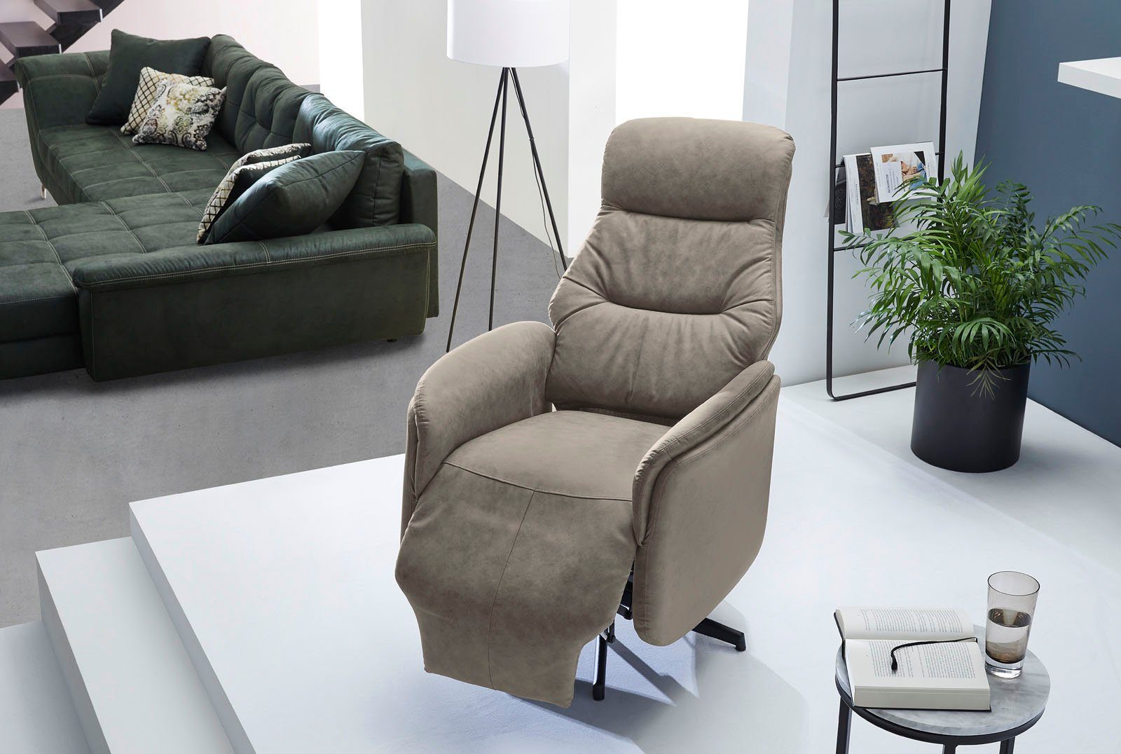 Jockenhöfer Gruppe TV-Sessel Doro, B: 73 cm, Sitzhöhe: 50 cm, elektr. Relaxfunktion, 2 Motoren, separate Steuerung Fuß- & Rückenteil