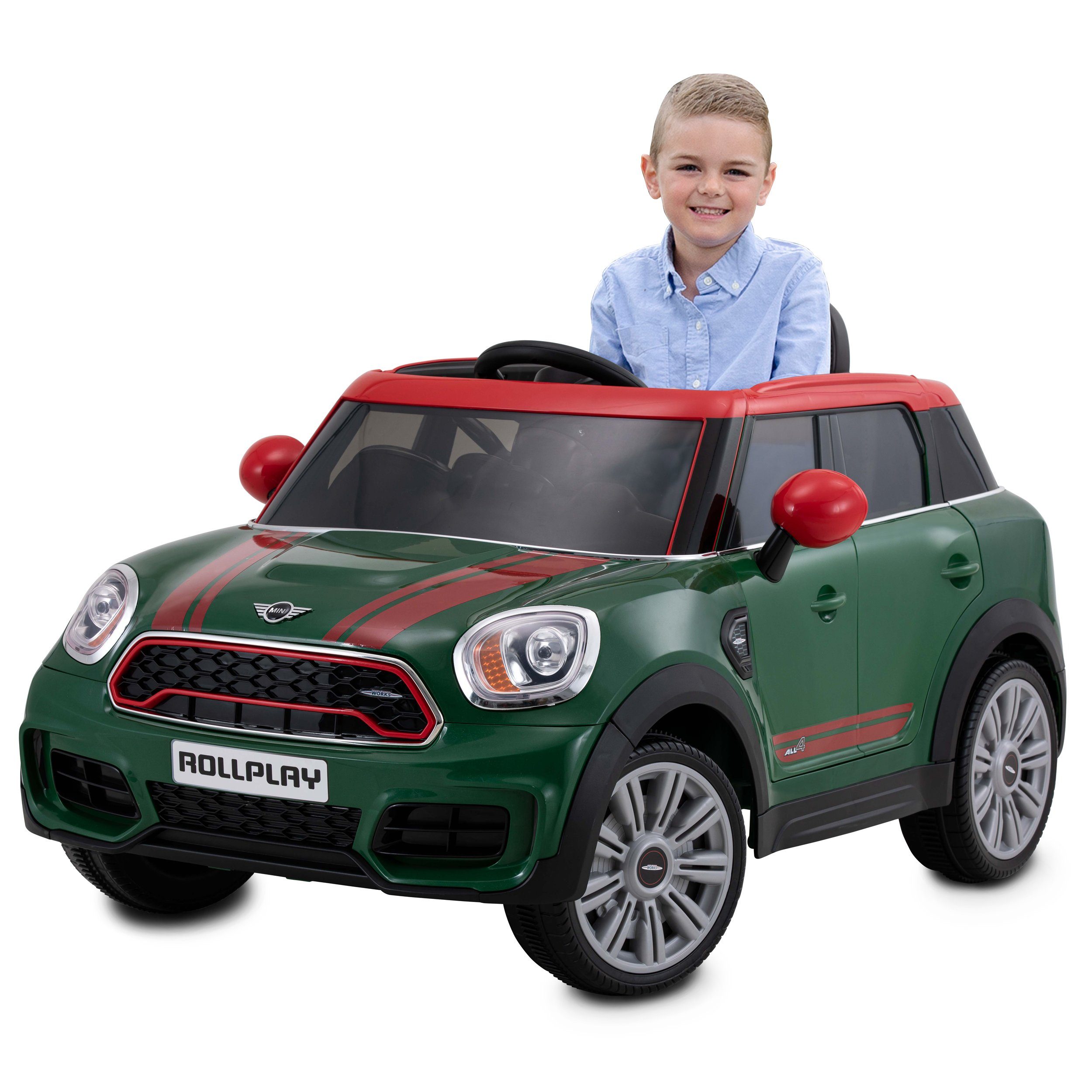 12V 3-6 Jahre Rollplay COUNTRYMAN Kinderfahrzeug MINI Elektro-Kinderauto Premium
