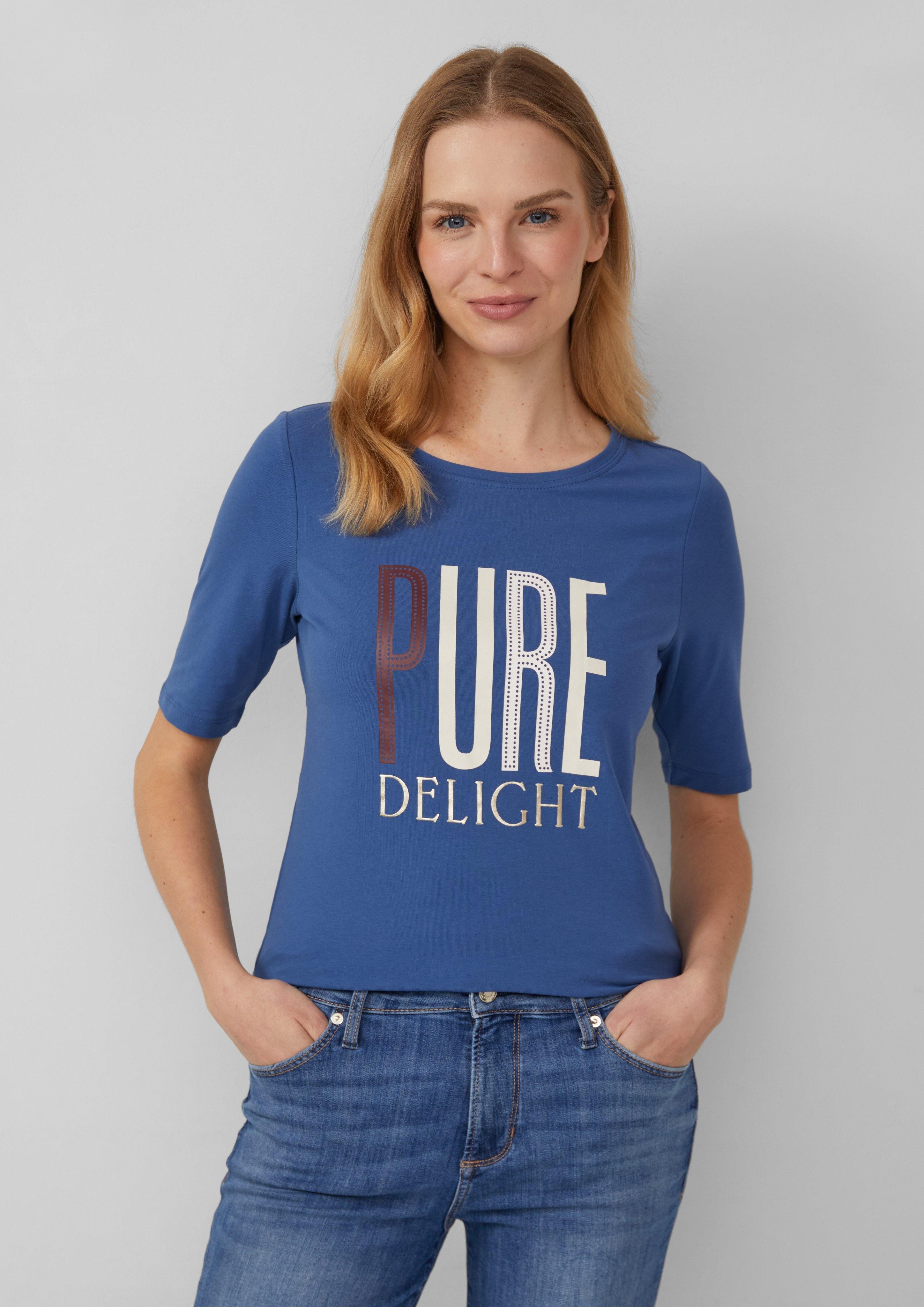 s.Oliver Kurzarmshirt Jersey-T-Shirt im Slim Fit günstig online kaufen