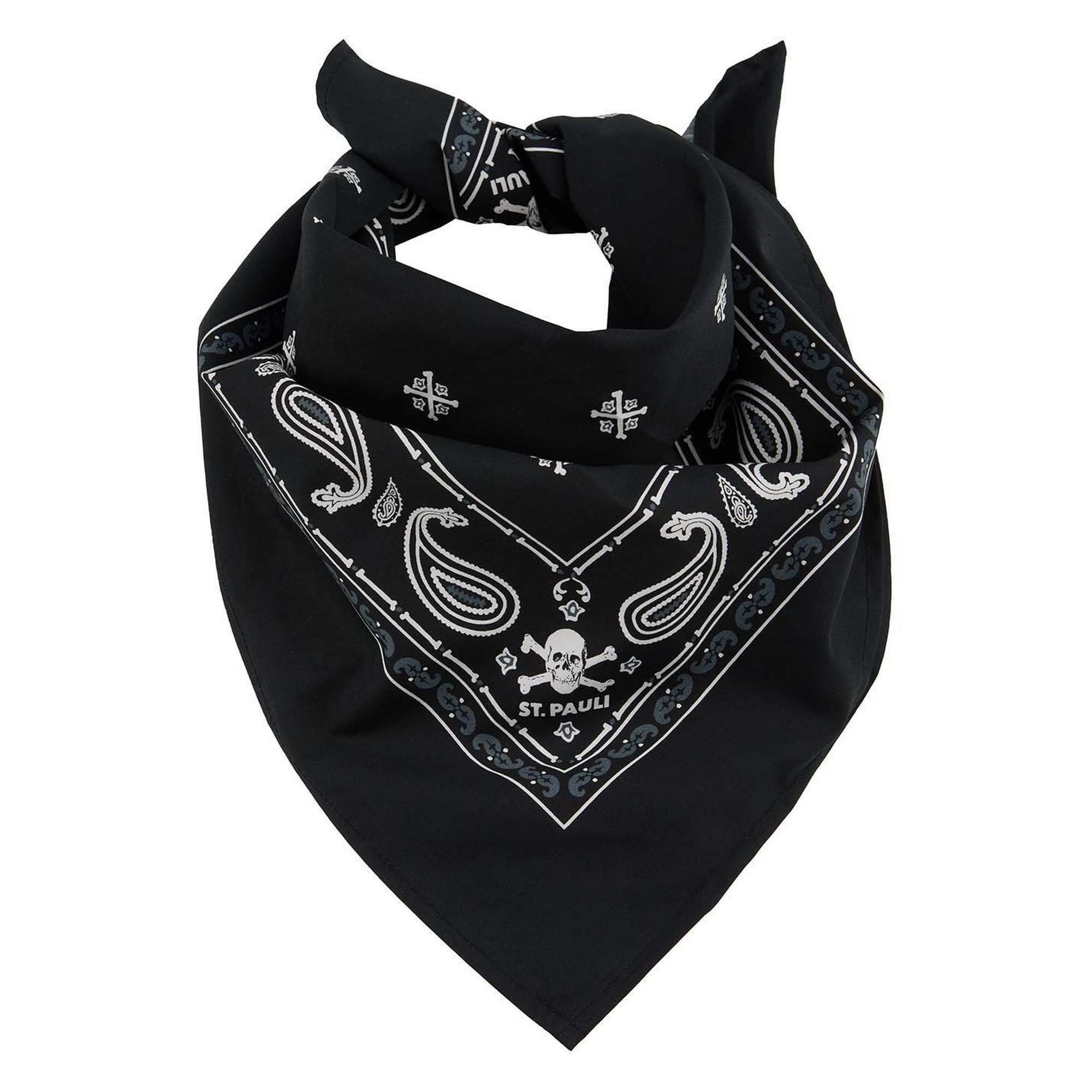 FC St. Pauli Schal FC St. Pauli - Bandana "Totenkopf" - 55 x 55cm - schwarz