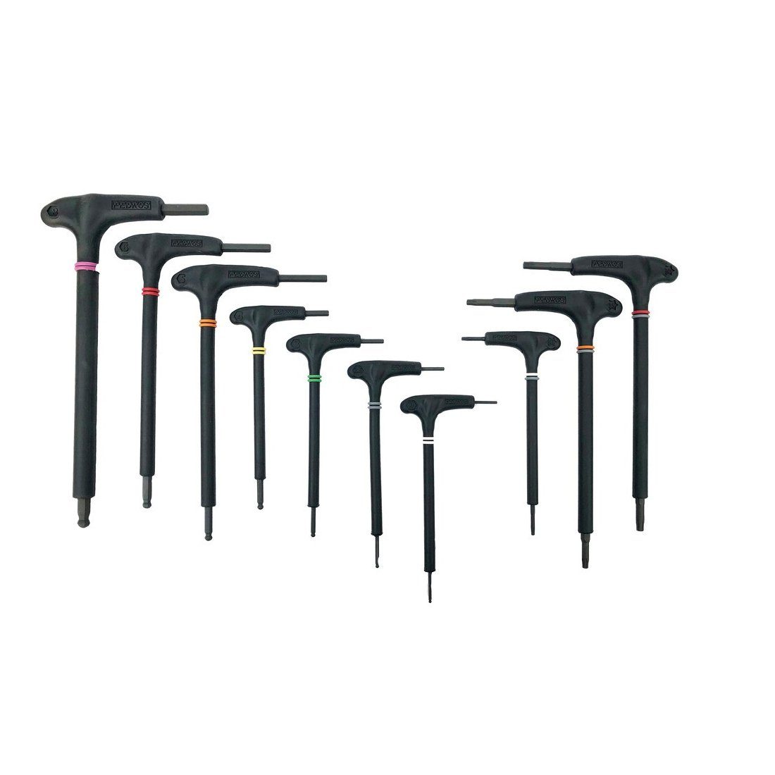 Pedros Montagewerkzeug Pro T/L Handle Hex & Innensechsrund Set 10-teilig, (10-tlg)