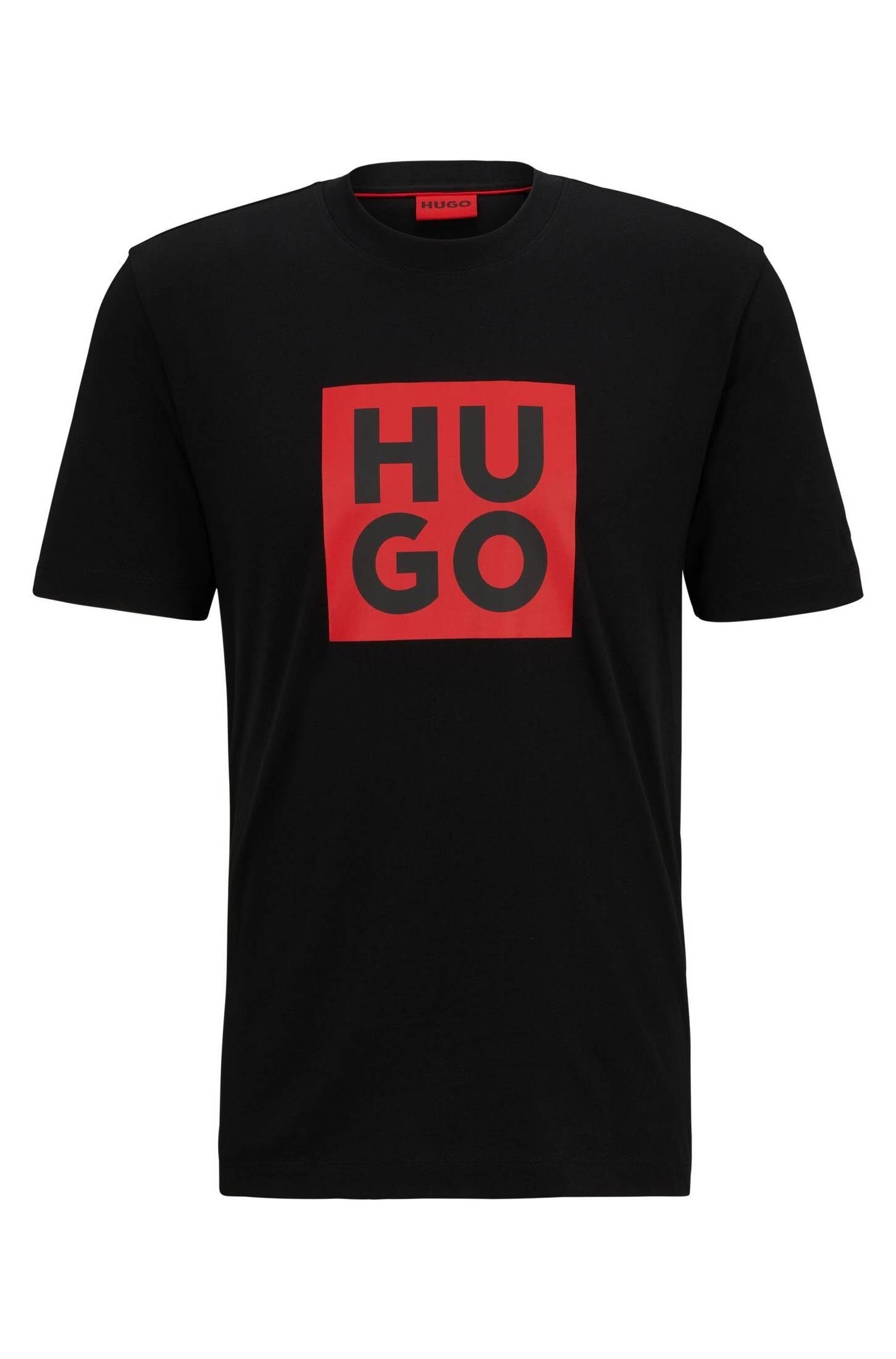 HUGO T-Shirt Herren T-Shirt DALTOR (1-tlg) schwarz (15)
