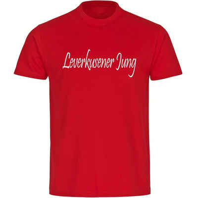 multifanshop T-Shirt Kinder Leverkusen - Leverkusener Jung - Boy Girl