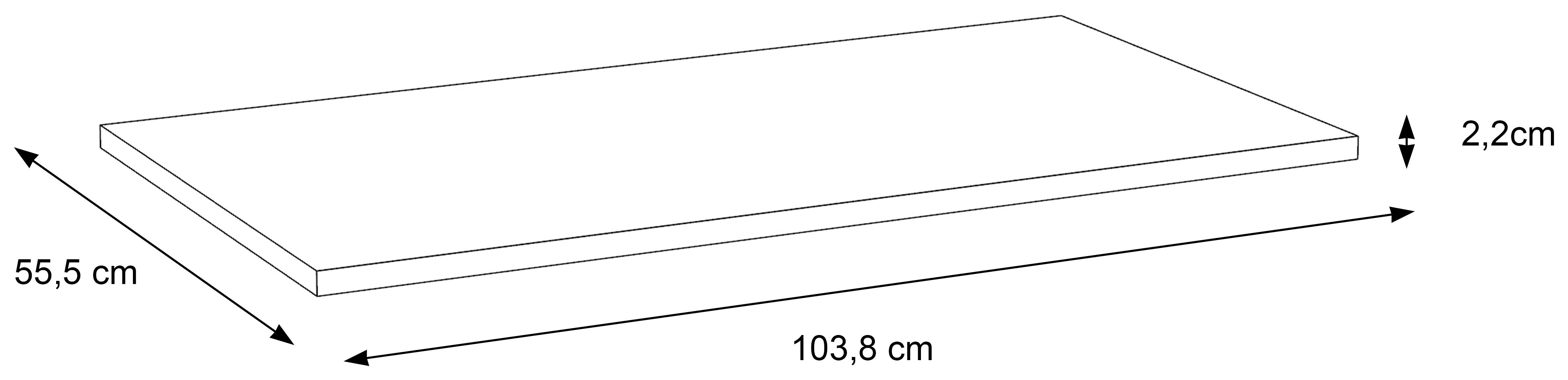 FORTE Einlegeboden KASHMIR (3 St), Einlegeböden 3er Set, Ergänzung zu 74094962, schafft Ablagefläche