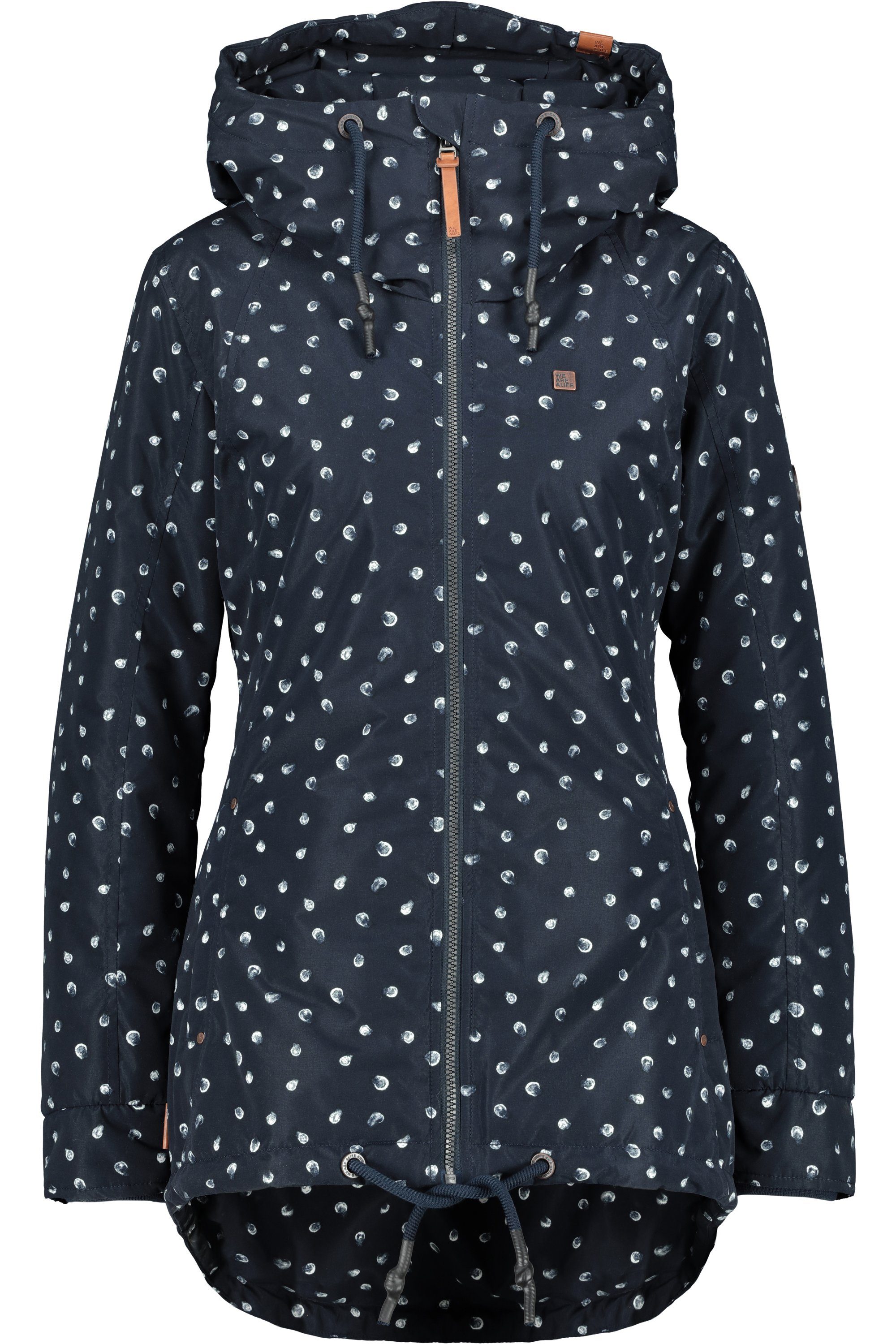 Alife & Damen Jacket Kickin Winterjacke LilouAK Winterjacke, Jacke marine gefütterte