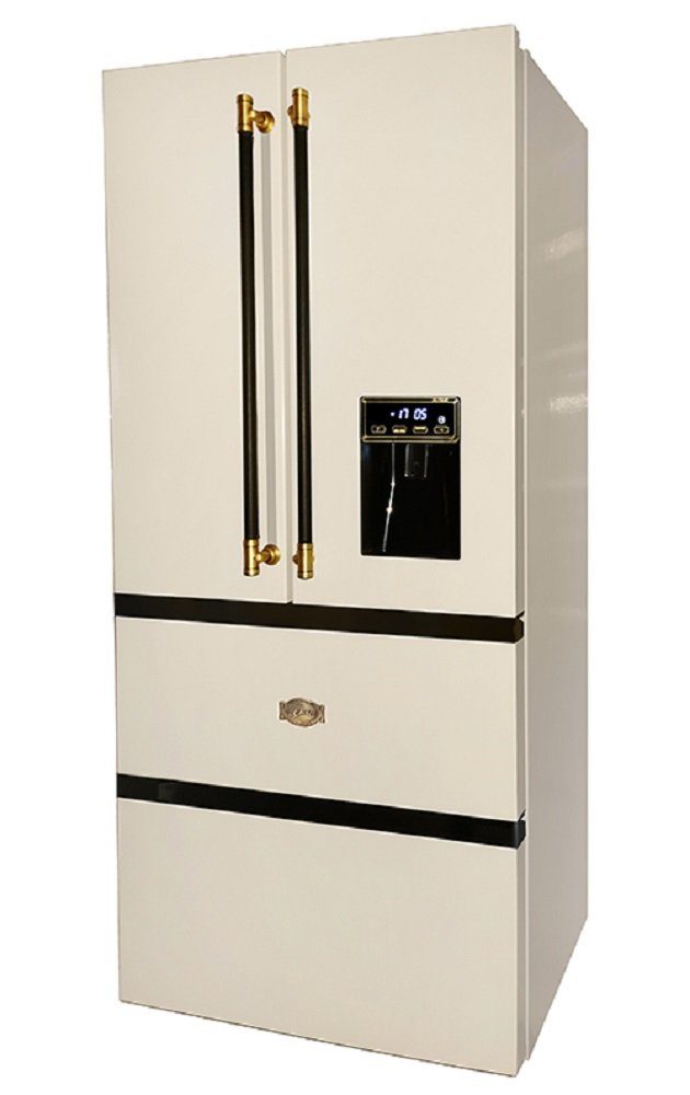 Kaiser Küchengeräte Side-by-Side KS 80425 ElfEm Retro Kühlschrank, Kühl Gefrier Kombi, 506 L, 183 cm hoch, 83 cm breit, Retro Kühlschrank, Side-by-Side Kühl Gefrier Kombi, No Frost 506 L