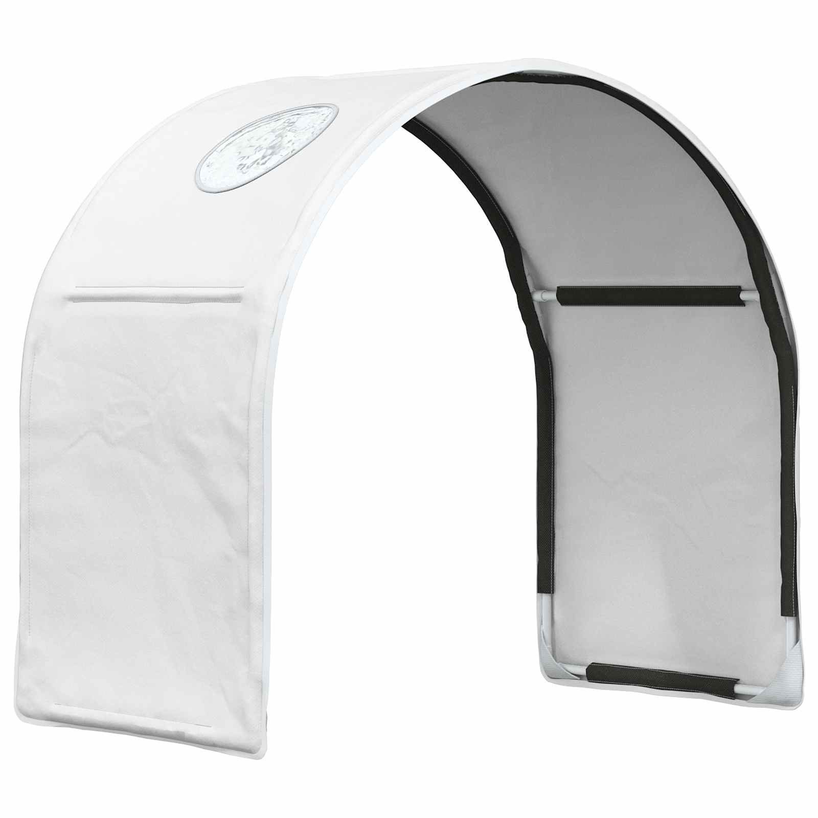vidaXL Bett Bett-Tunnel für Kinder-Hochbetten 2 stk. Weiß Polyester (2-tlg)
