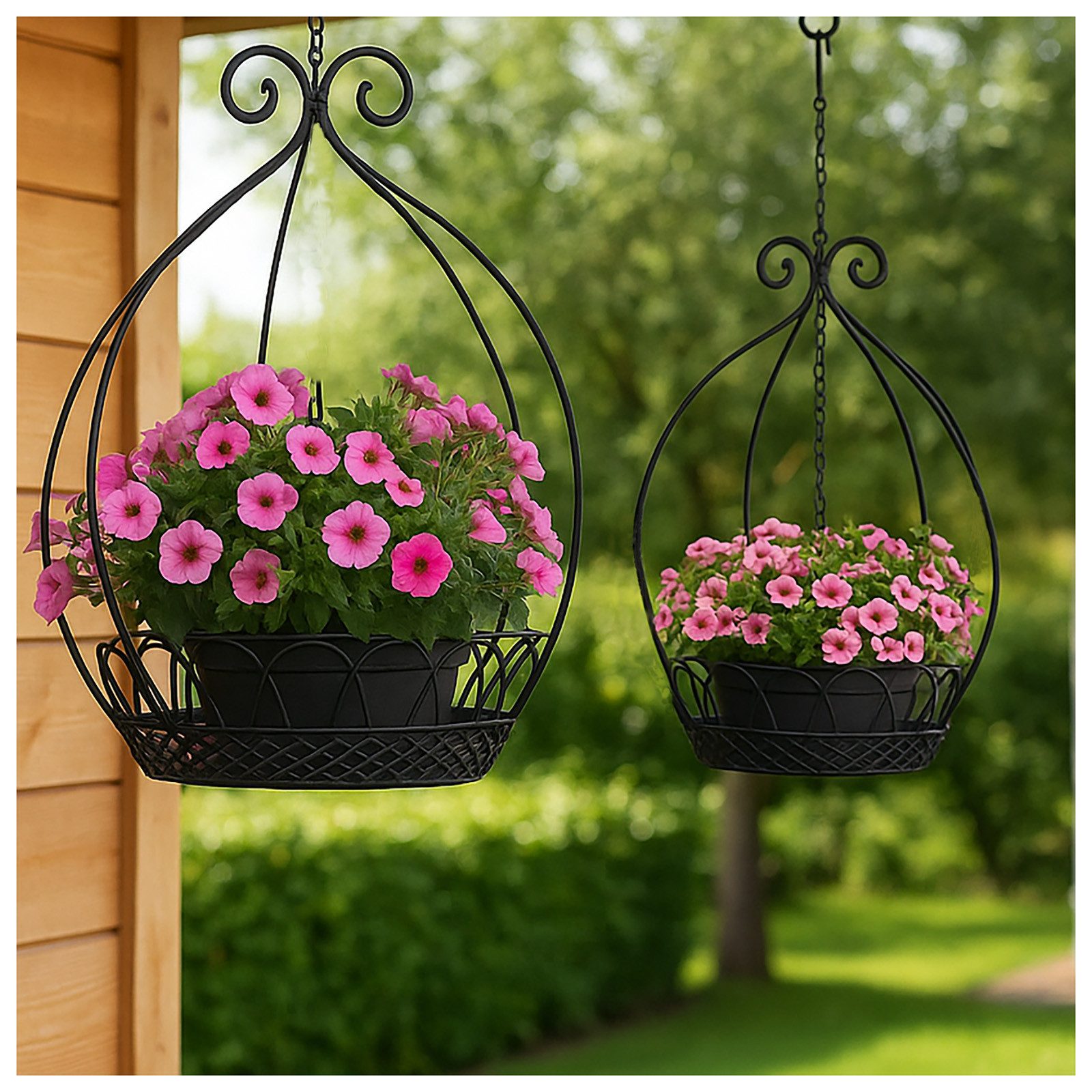 HTI-Living Blumentopf Blumenampel 2er Set Metall günstig online kaufen