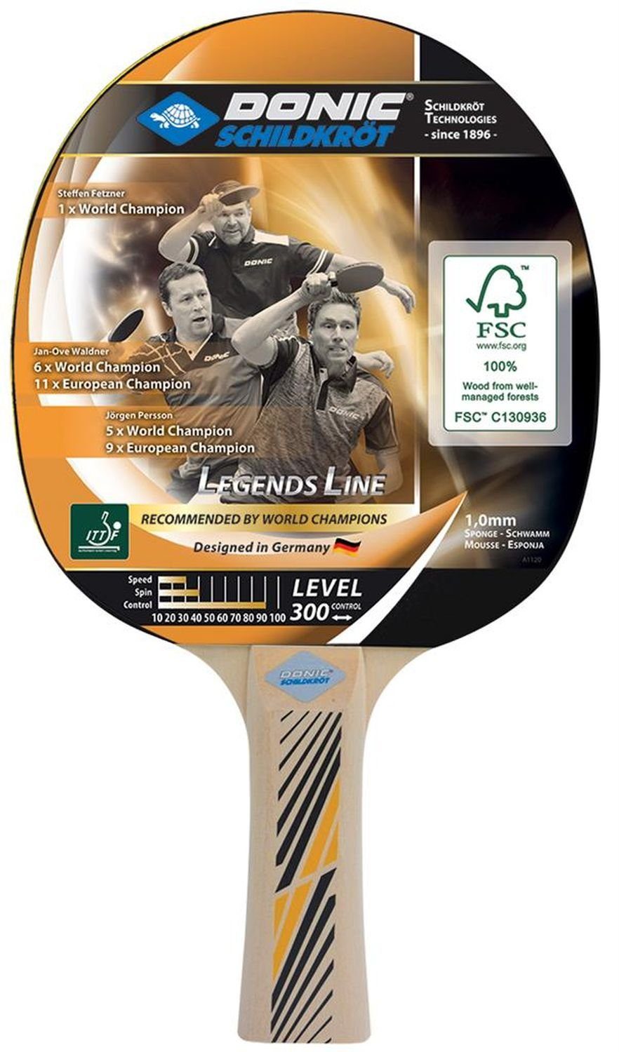 Tischtennisschläger Schläger Tischtennis Tennis Table Racket Donic-Schildkröt Bat 300, Legends