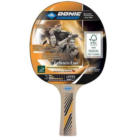 Donic-Schildkröt Tischtennisschläger Legends 300, Tischtennis Schläger Racket Table Tennis Bat