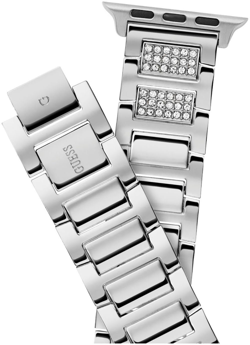 Guess Smartwatch-Armband Apple Strap, Wechselarmband, Ersatzband, Edelstahl, passend für die Apple Watch