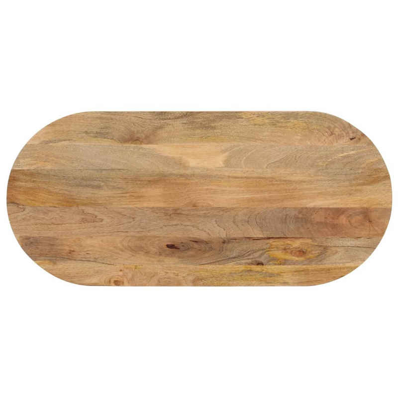 vidaXL Tischplatte Tischplatte 90x40x2,5 cm Oval Massivholz Mango (1 St)