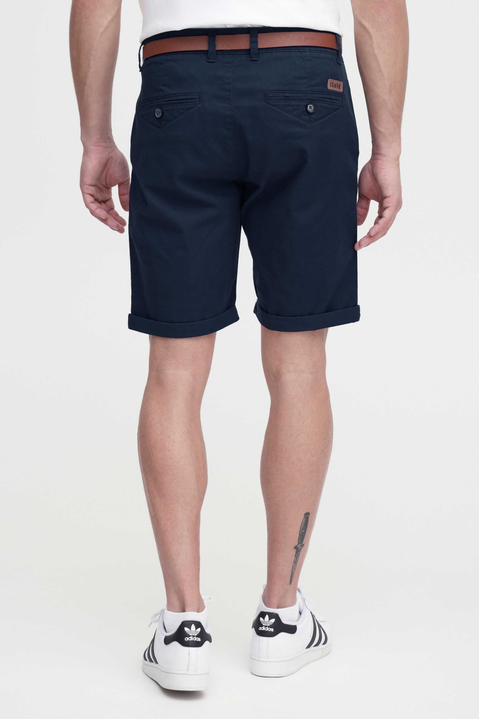 !Solid Chinoshorts SDMontijo Kurze Hose mit Gürtel