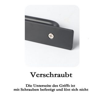 Welikera Türgriff Türgriffe, 6-Sätze aus perforierter Aluminiumlegierung für Türe