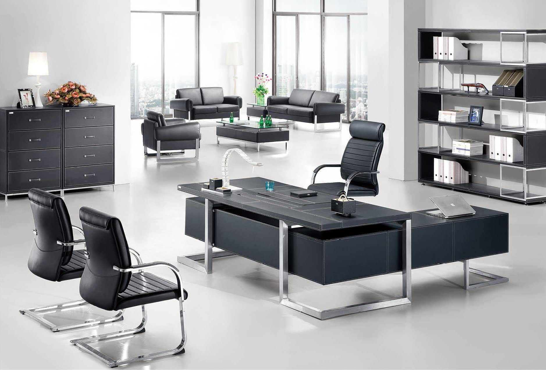 JVmoebel Kommode Hochwertige Kommode Büro Sideboard Möbel Sofort, Made in Europa