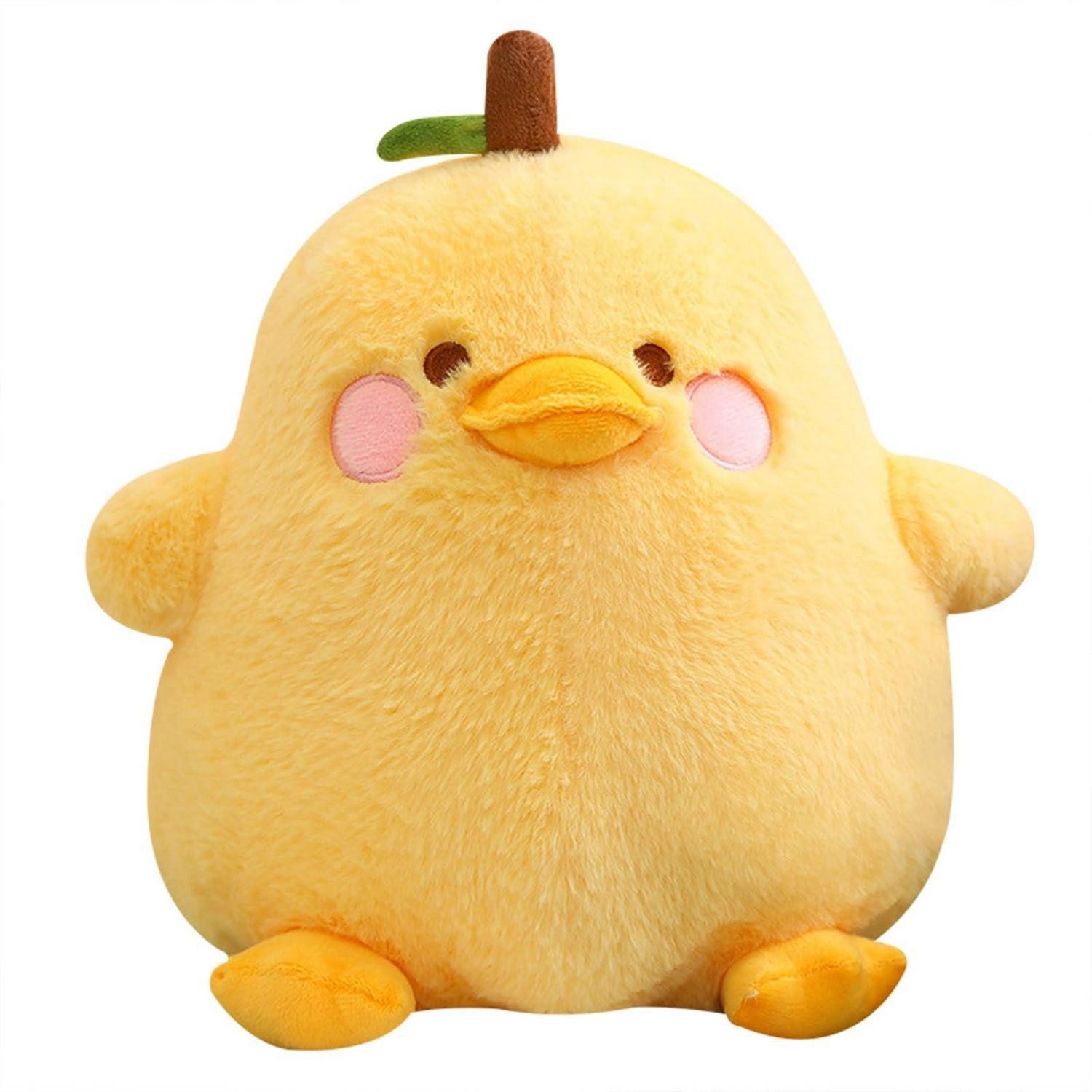 LuxusKollektion Kuscheltier Plüschtier Ente Kuscheltier Wurfkissen Geschenk Kinder Gelb 30cm