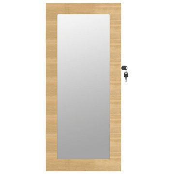 vidaXL Spiegel Schmuckschrank mit Spiegel Wandmontage 30x8,5x67 cm (1-St)