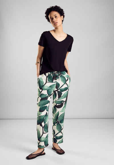 STREET ONE Jogger Pants mit All-Over Print