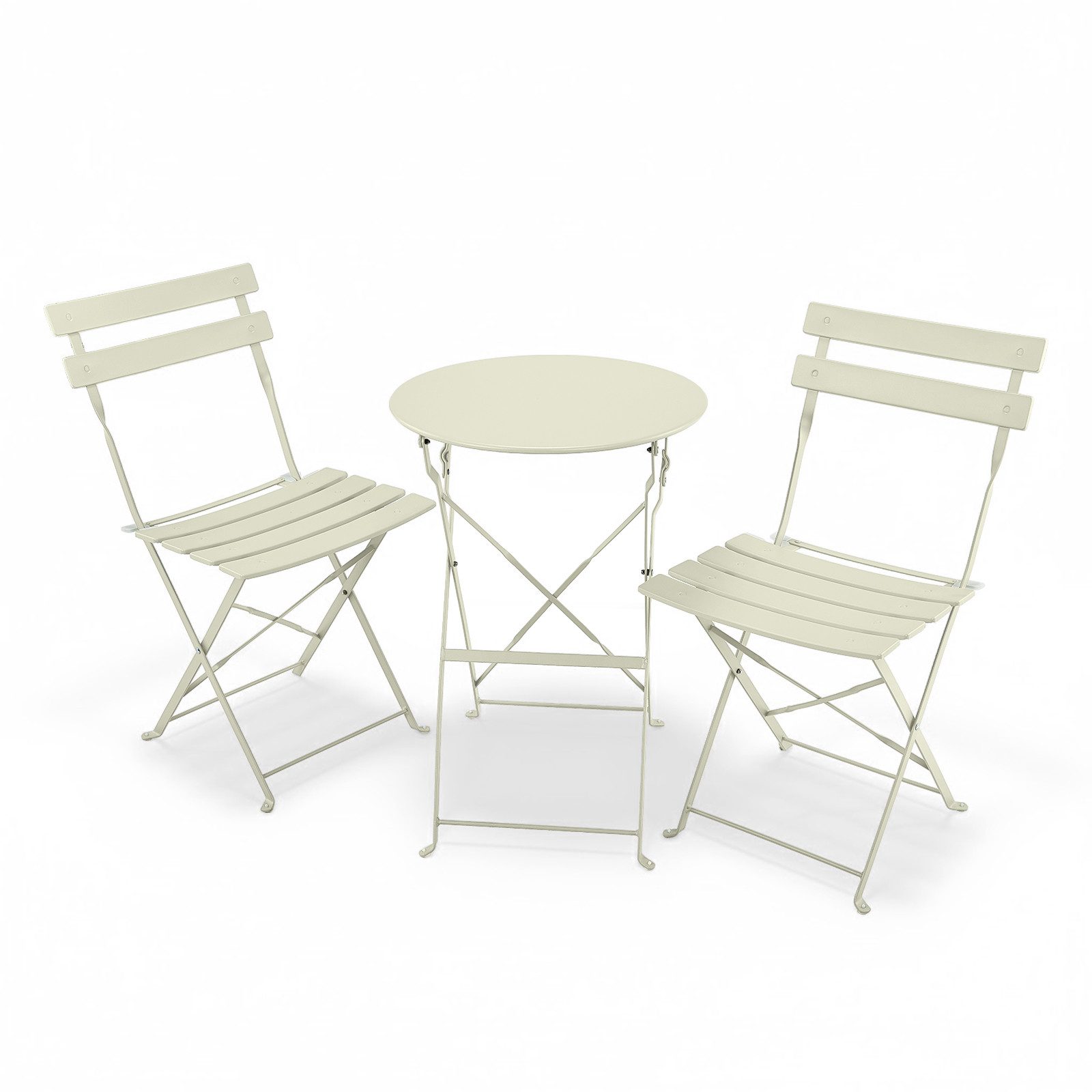 LEADZM Balkonset Klapptisch-Stuhl-Set, Balkonset, Gartenmöbel, Klapptisch-Stuhl-Set