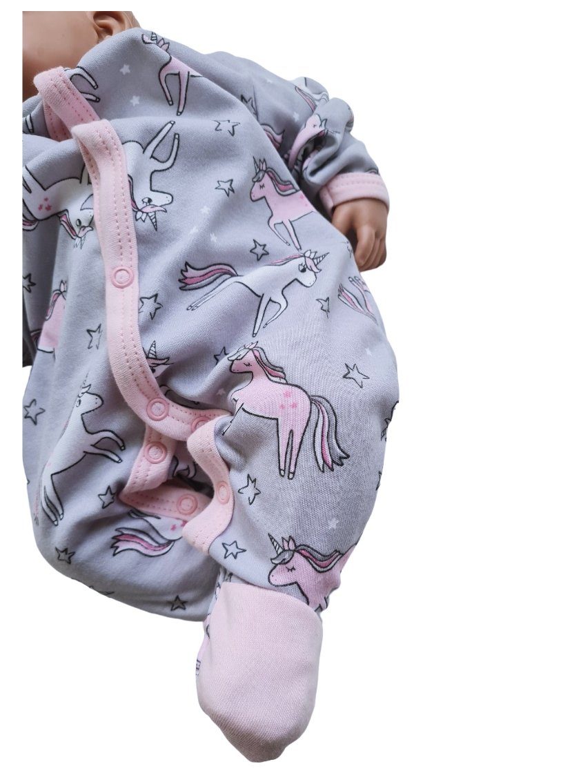 Schlafstrampler Strampler Schlafanzug Divita-Mode Strampler Baby Schlafo