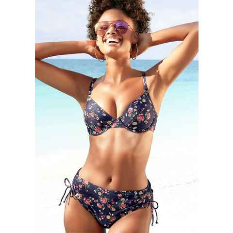 LASCANA Bügel-Bikini mit romantischem Blumendesign