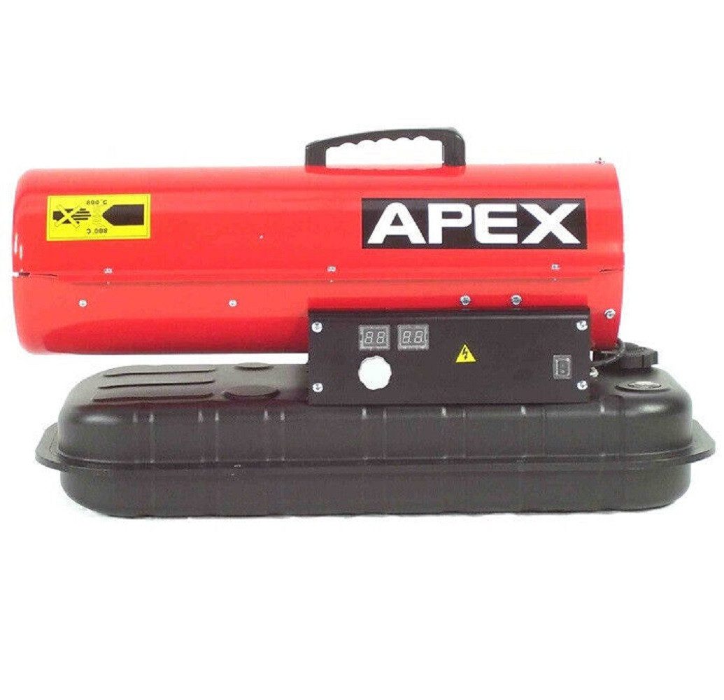 Apex Heizstrahler Heizkanone 20kW Digital Bauheizer Diesel Heizgebläse 56219