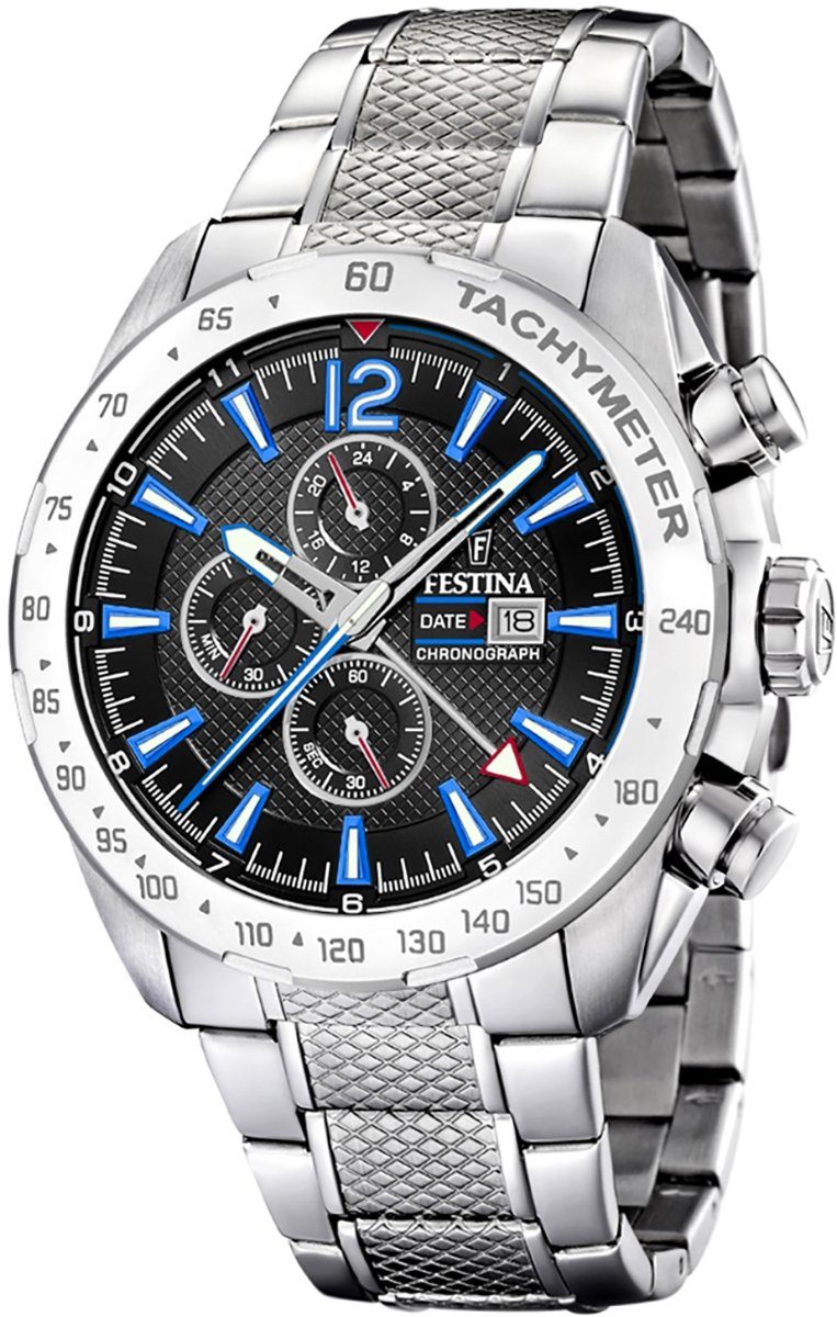 Festina Chronograph »UF20439/5 Festina Herren Uhr F20439/5 Stahl