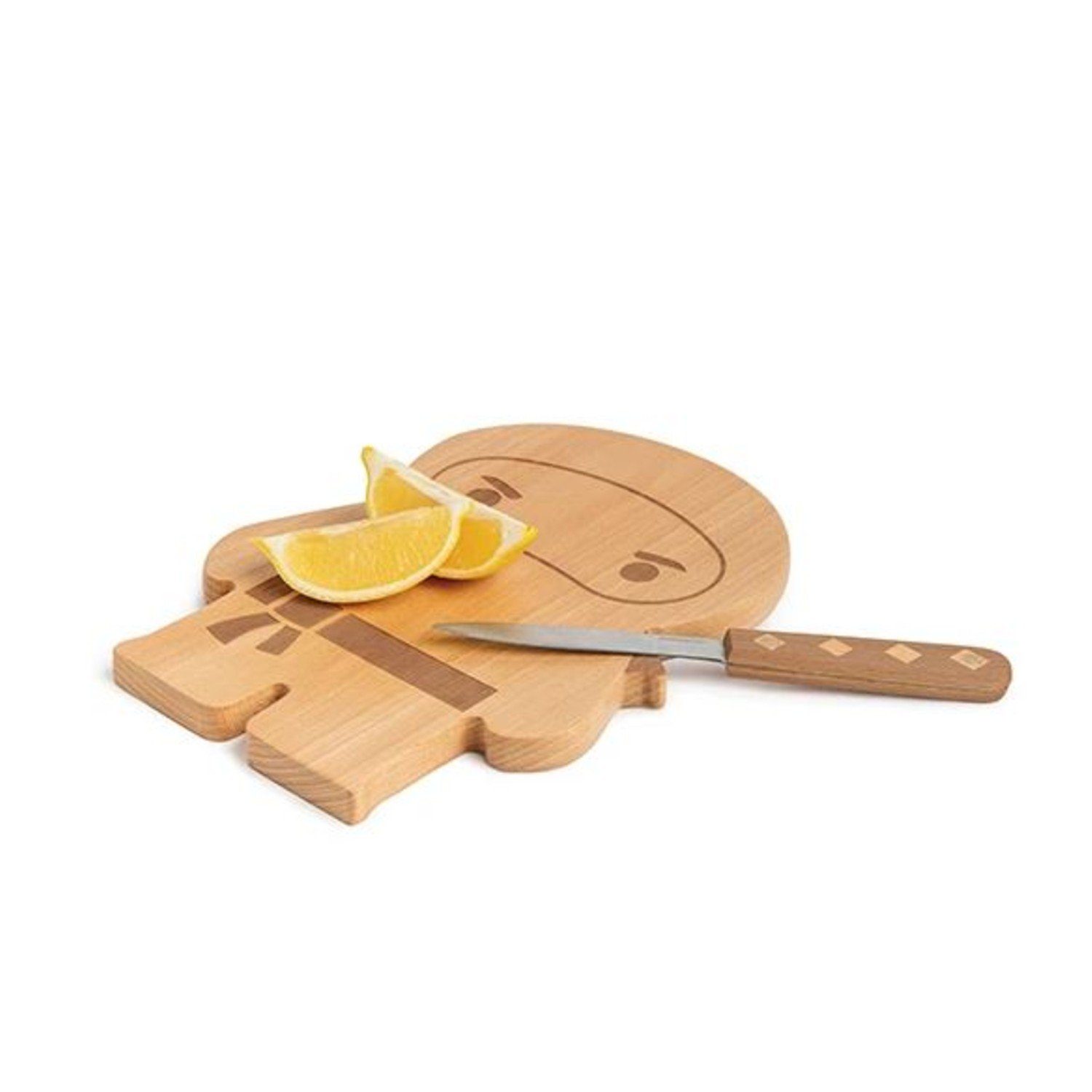 OTOTO Schneidebrett Ninja mit Messer OT16715, Holz Edelstahl