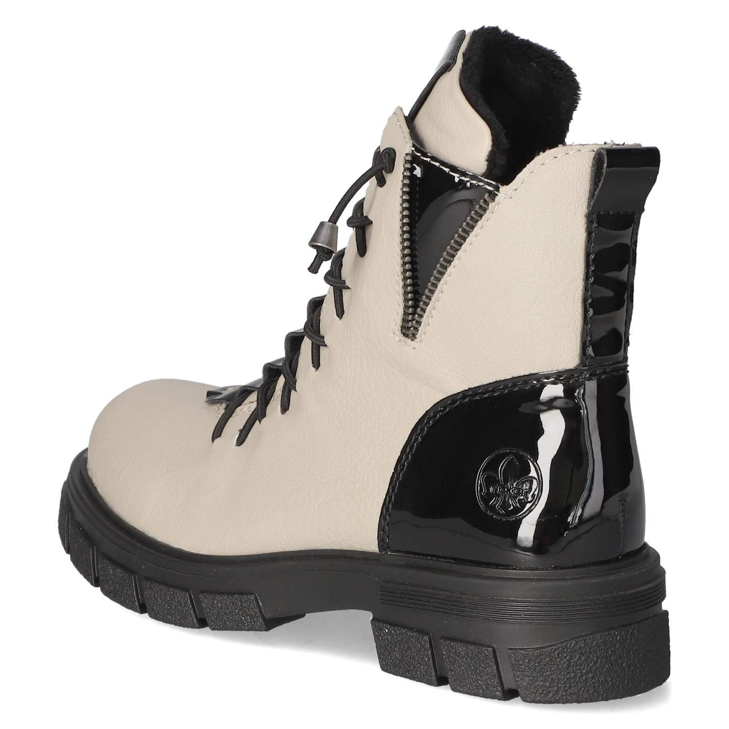 Rieker Rieker Z9152-60 Damen Synthetik beige Schnürstiefel