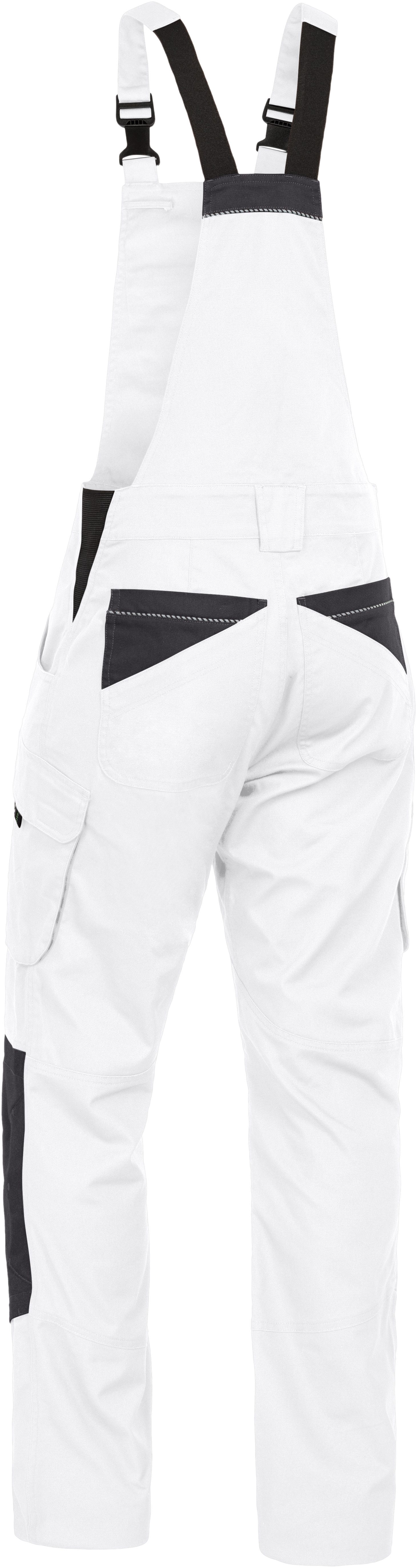 Leibwächter Arbeitslatzhose Herren Latzhose Dynamic-Line Stretch Arbeitshose Arbeitskleidung atmungsaktiver Stretchstoff mit Elasthan auch Übergröße – Bild 2 von 5