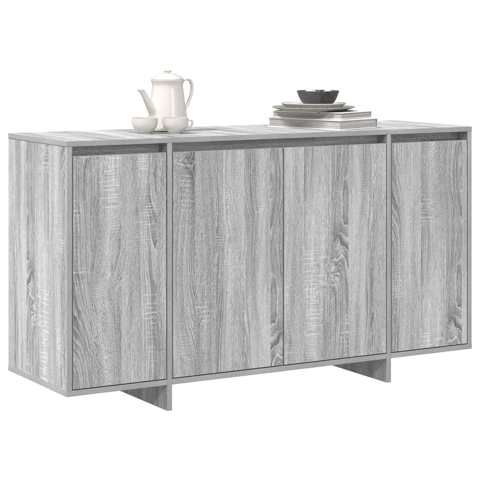 vidaXL Sideboard Grau Sideboard Graues Sonoma günstig online kaufen