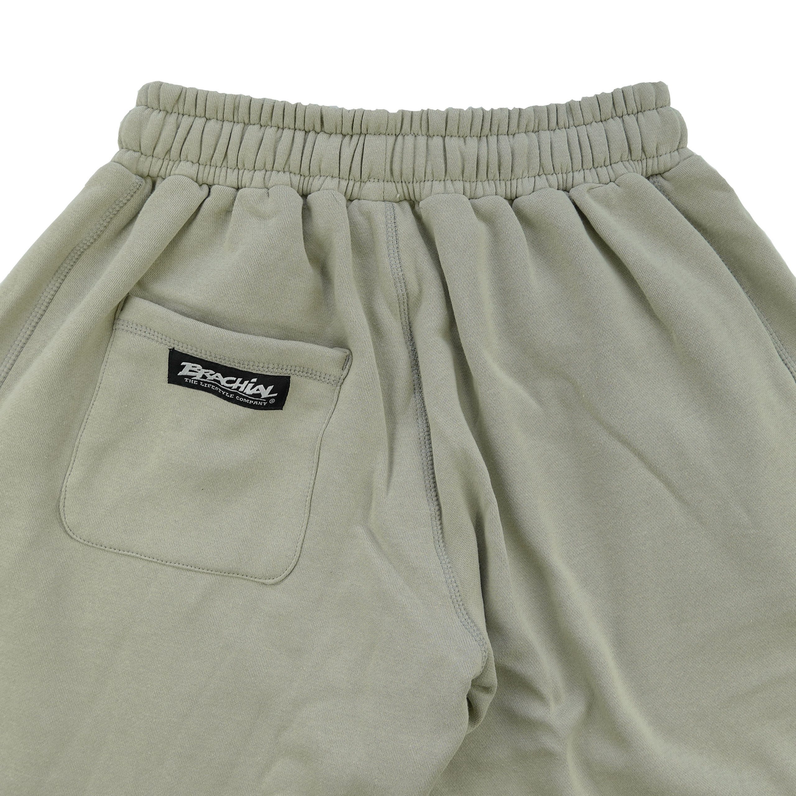 BRACHIAL THE LIFESTYLE COMPANY Sporthose Brachial Sporthose "Gym" hellgrau/schwarz