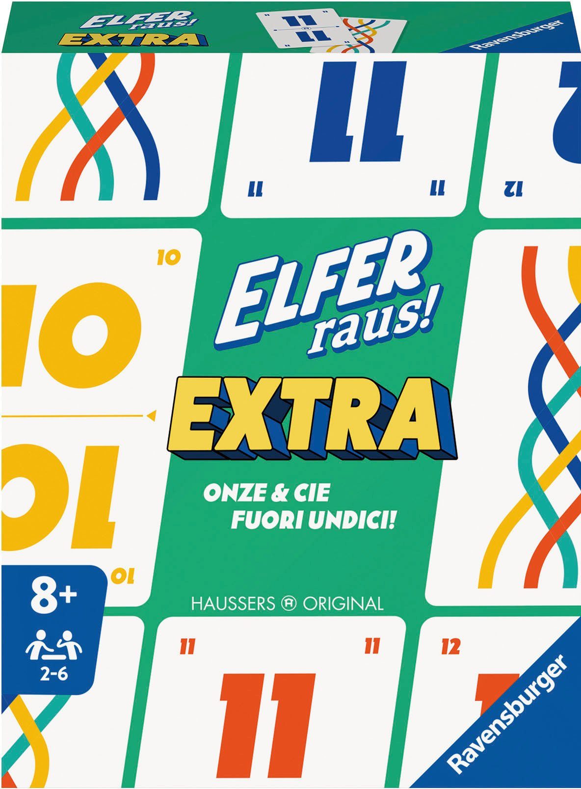 Ravensburger Spiel Elfer raus! Extra, Familienspiel, Made in Europe