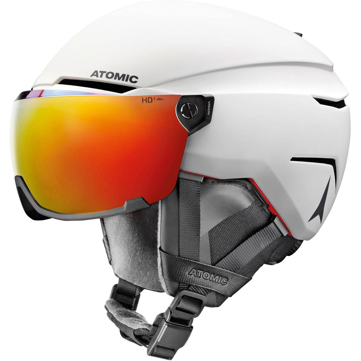 Skihelm SAVOR AMID VISOR HD White WHITE/