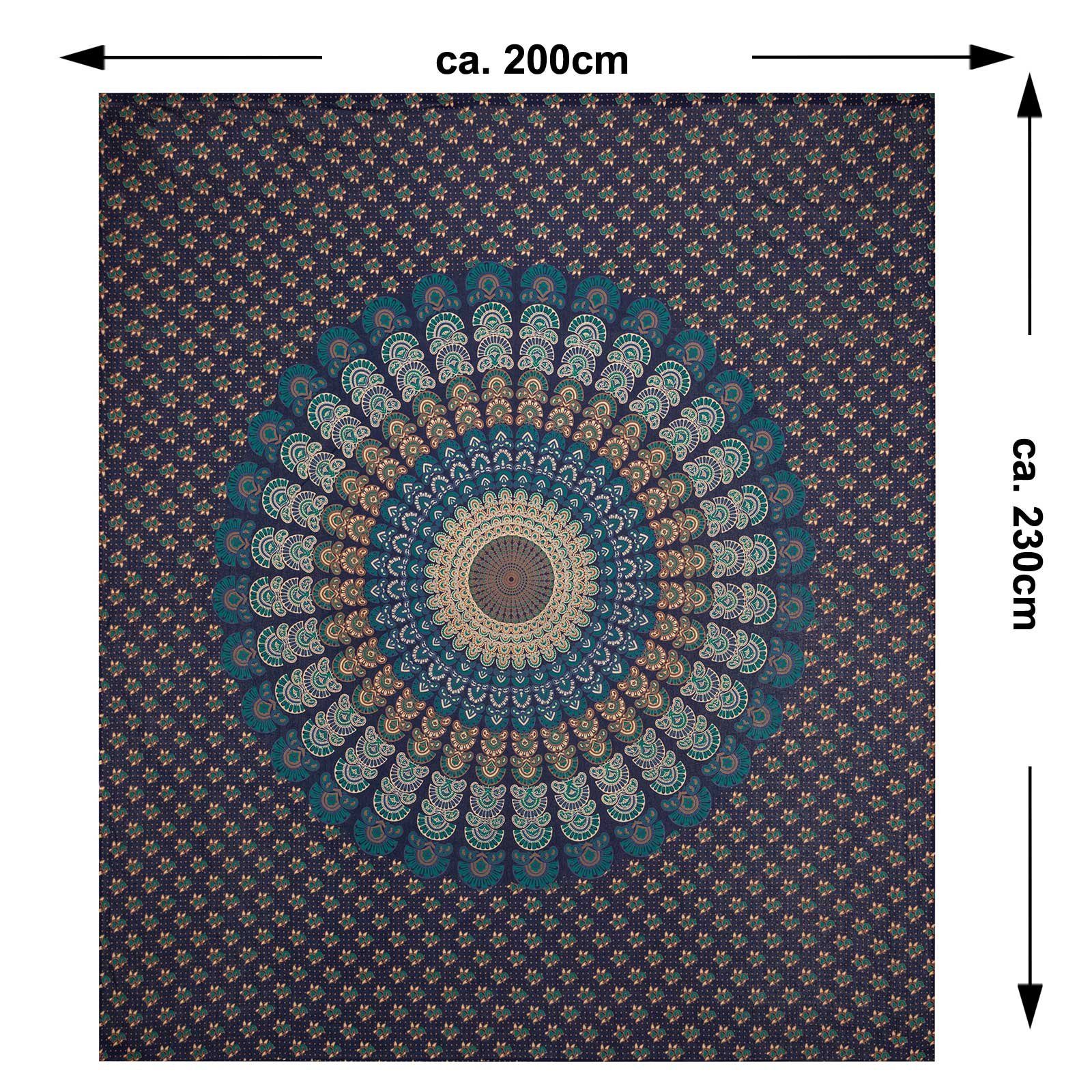 KUNST UND MAGIE Wandteppich Tagesdecke Wandbehang günstig online kaufen