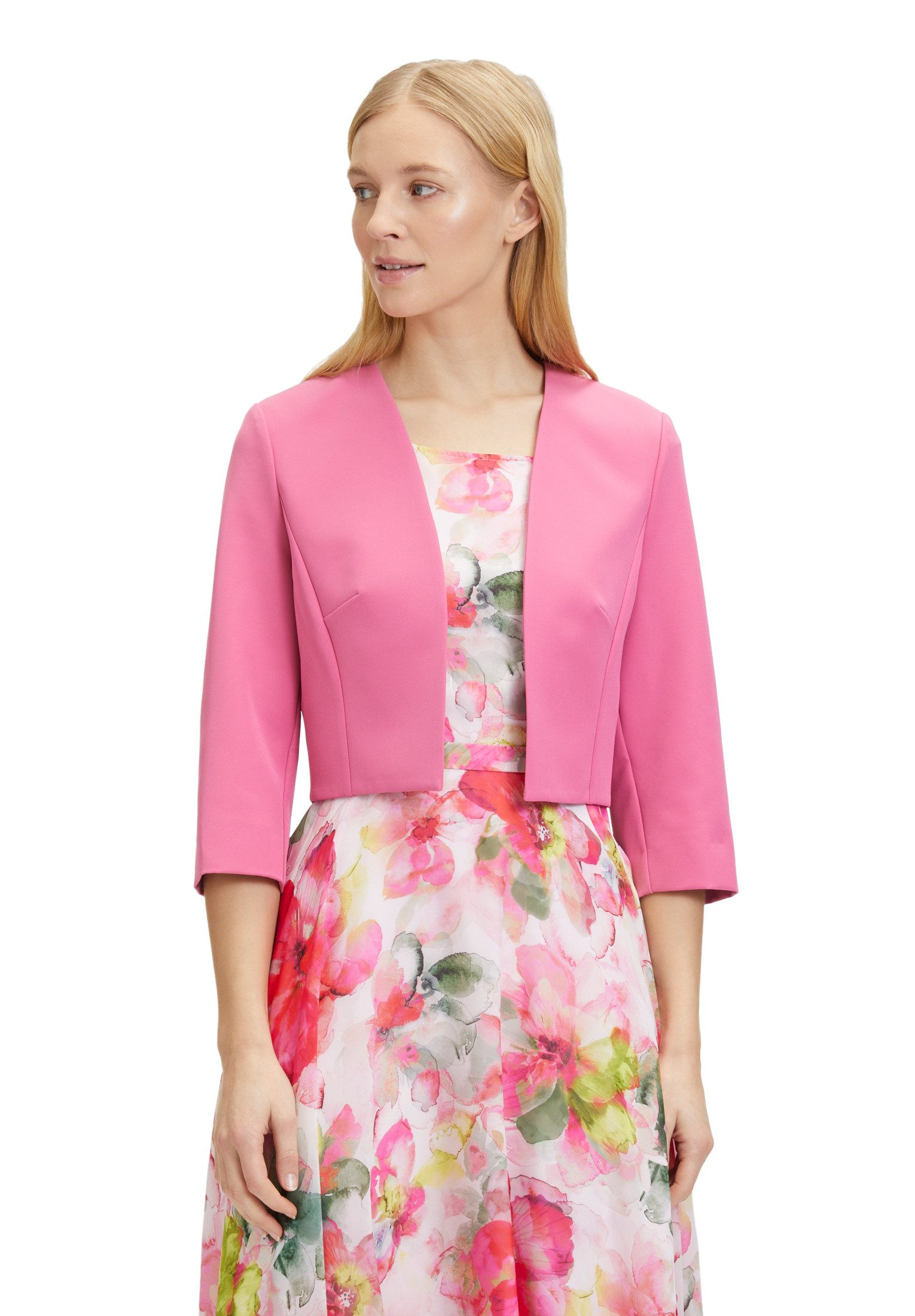 Vera Mont Bolerojacke "Vera Mont Damen Bolero-Jacke mit Kellerfalten" günstig online kaufen