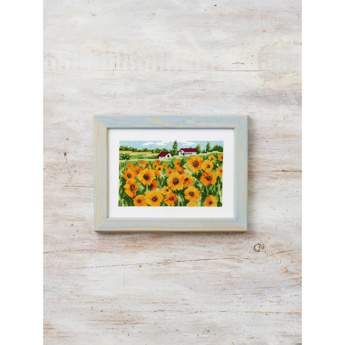 Permin Kreativset Permin Kreuzstich Stickpackung "Sonnenblumen", (embroidery kit by Marussia)