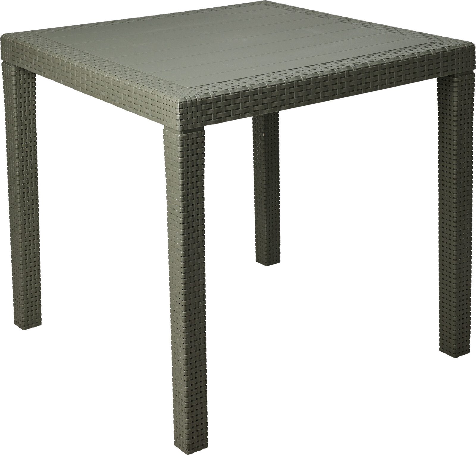 Progarden Gartentisch Balkontisch Terrassentisch Rattanoptik Bistrotisch 80 günstig online kaufen