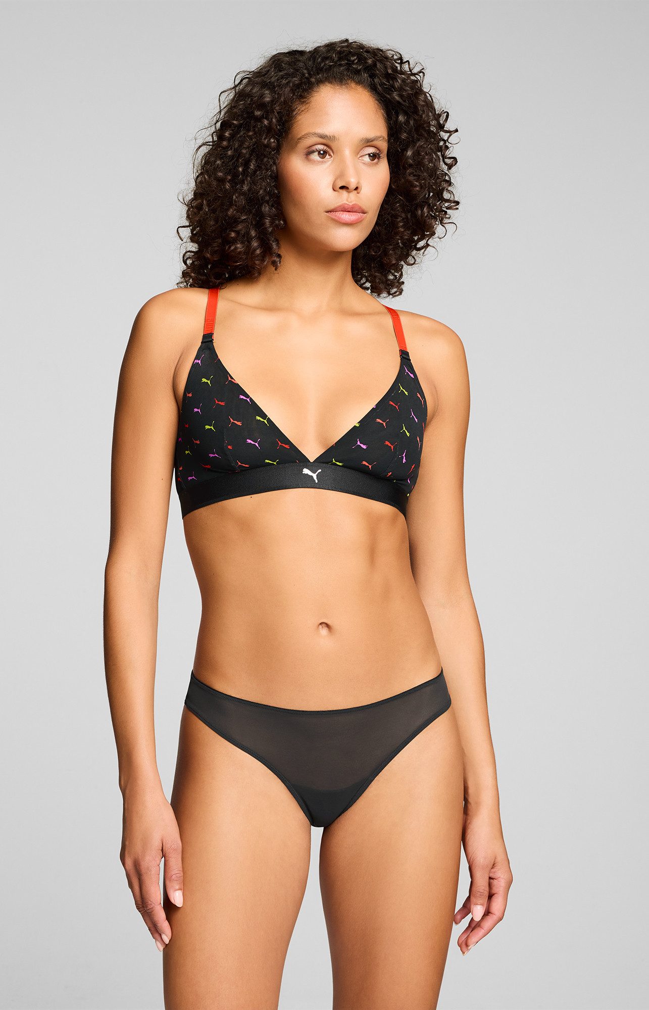 PUMA String PUMA WOMEN PRINTED MESH STRINGS (2er Pack) mit buntem allover Print, mit Mesh-Details