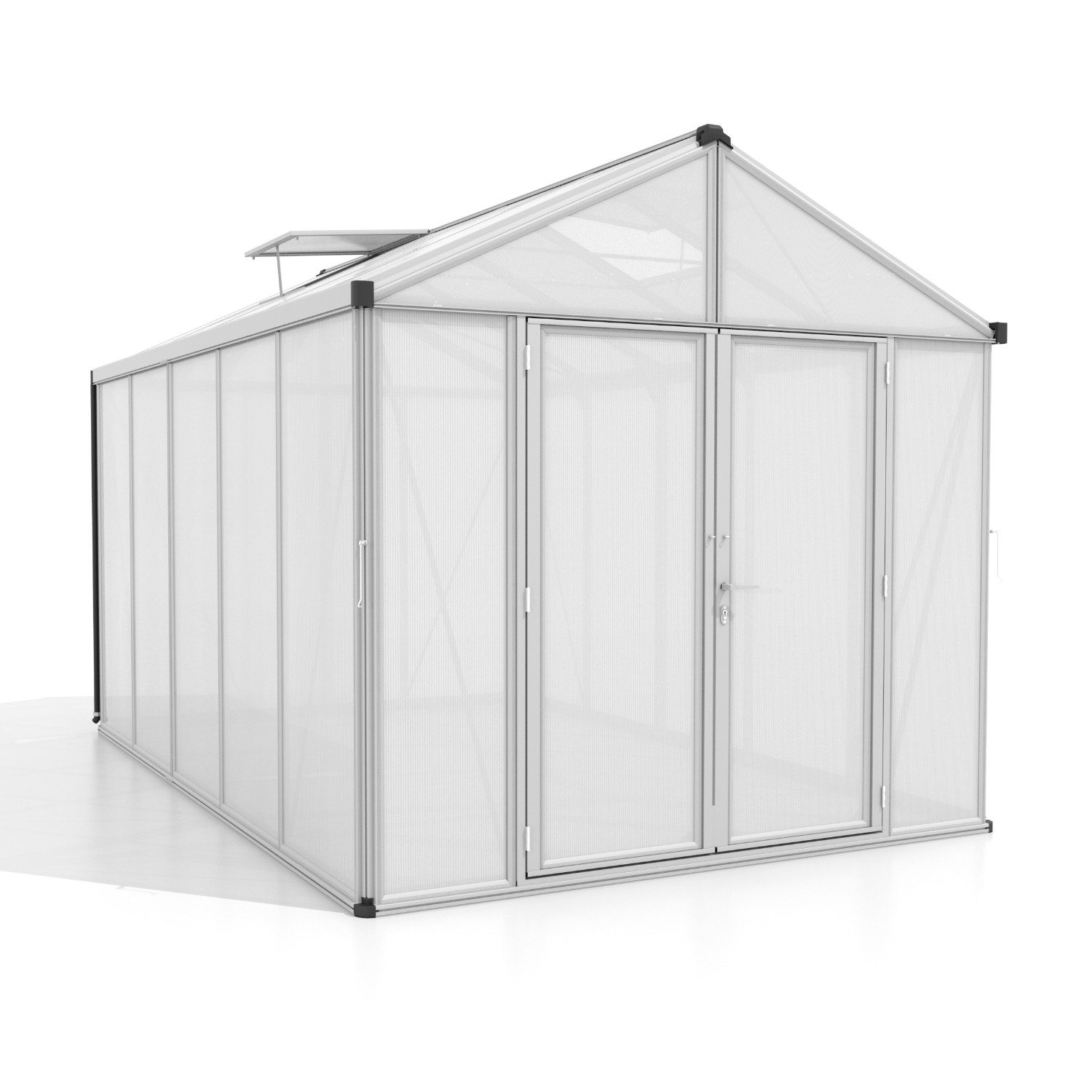 Vitavia Gewächshaus Zeus Comfort 10000, 16,00 mm Wandstärke silberfarben | Rabatt: 28%