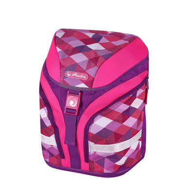 Herlitz Schulranzen Grundschulrucksack Motion Plus Pink Cubes (Stück, 1-tlg., 1 Ranzen), Grundschulranzen Ranzen