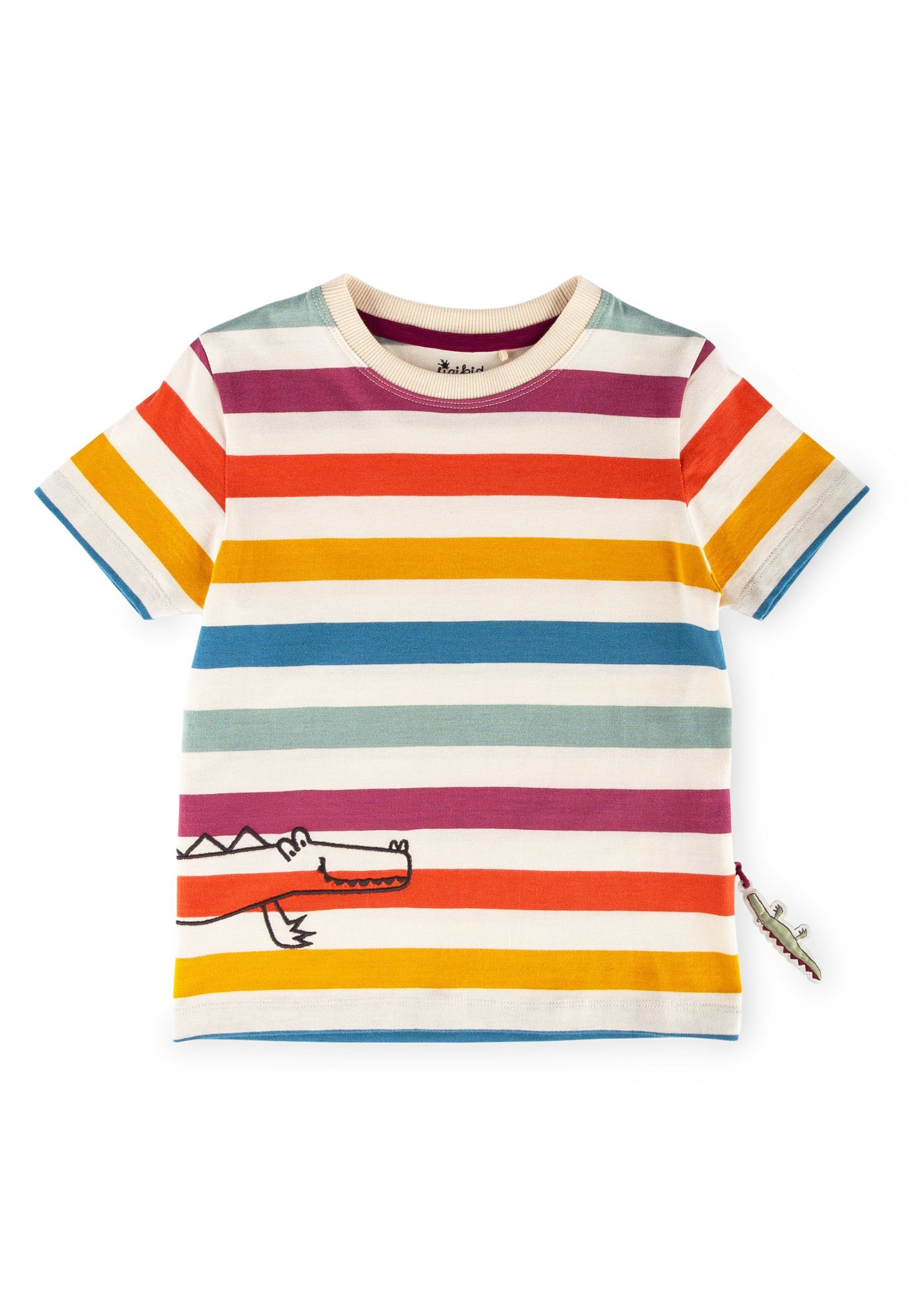 Sigikid T-Shirt Kindershirt T-Shirt Happy Crocodile (1-tlg)