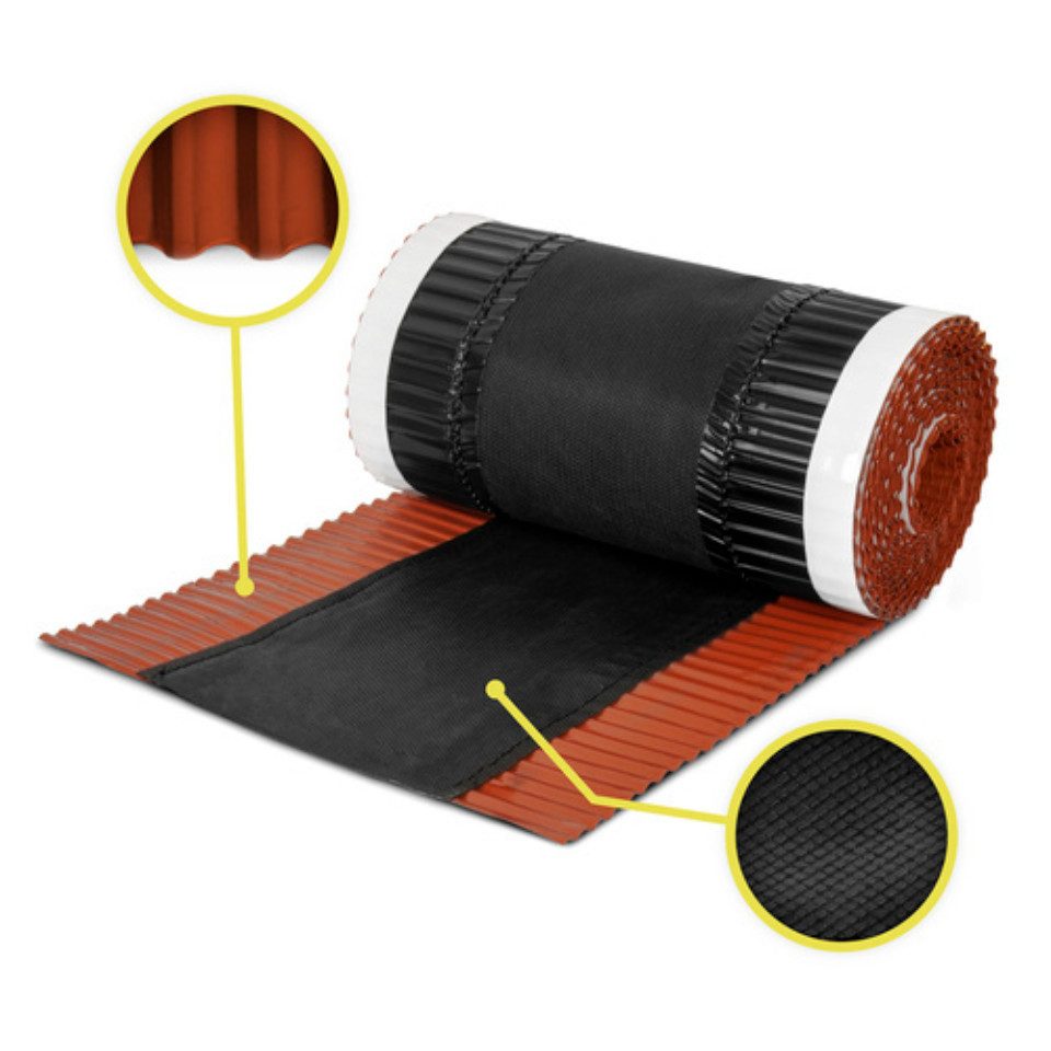 DQ-PP Dichtungsband DQ-PP FIRSTBAND vRoll, 5m, 240-390mm, Firstrolle Dachfirst Gratrolle