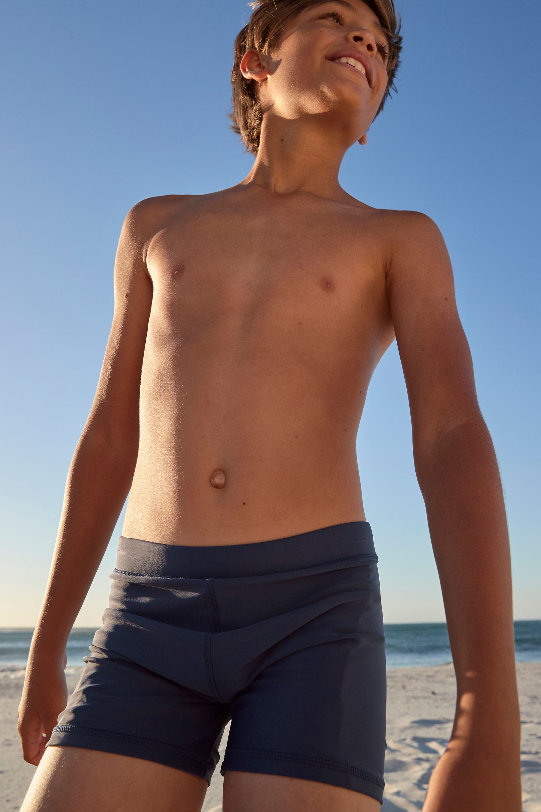 Badeshorts Kurze Badeshorts mit Stretchanteil