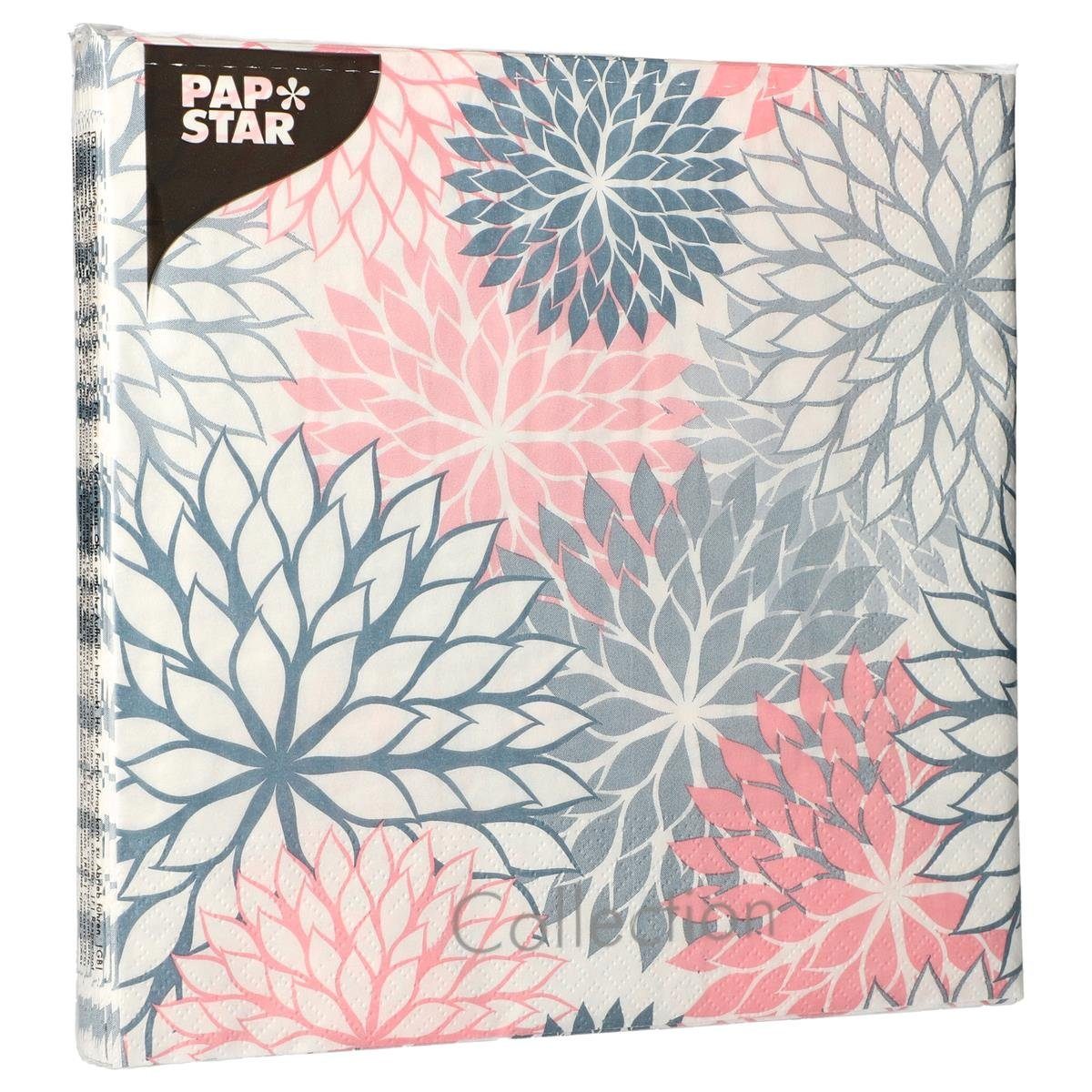 PAPSTAR Papierserviette »20 Servietten 3-lagig 40x40cm grau Floralies«  online kaufen | OTTO